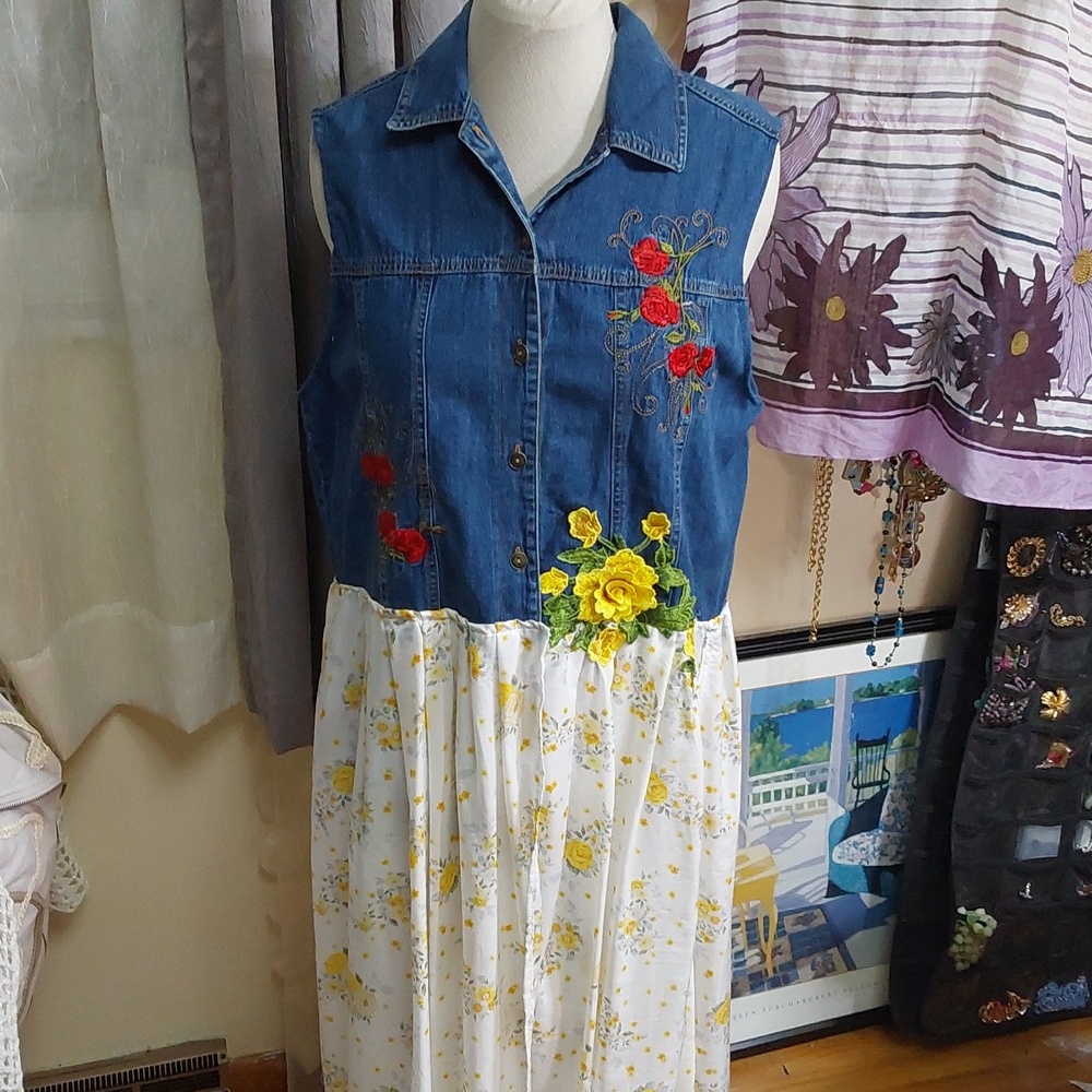 Upcycled jacket medium to large Light weight materials